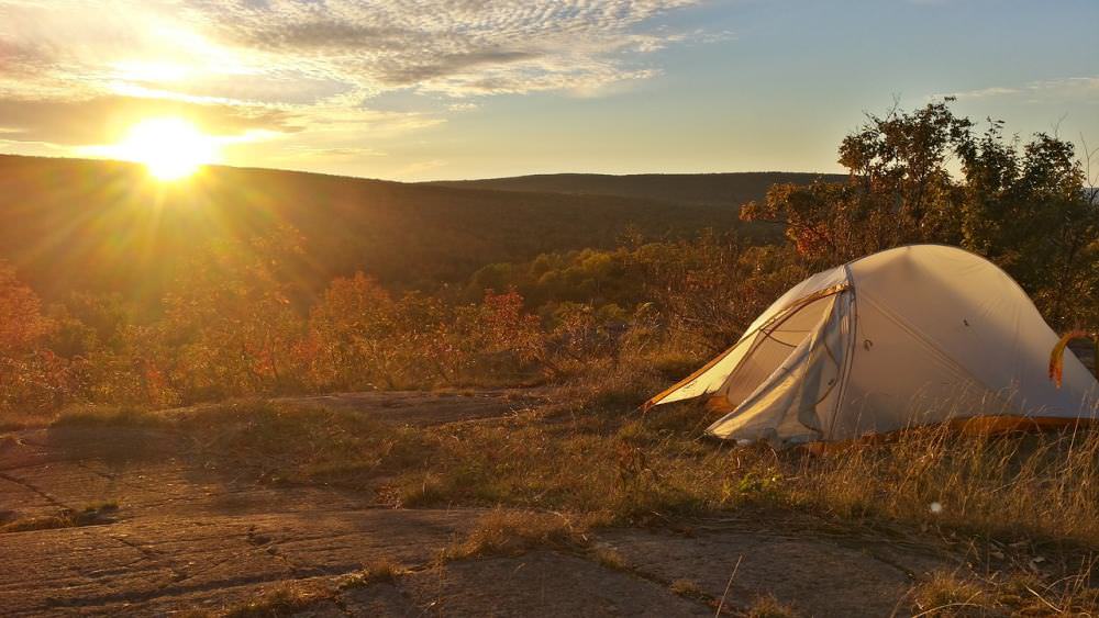 camping in fall season 