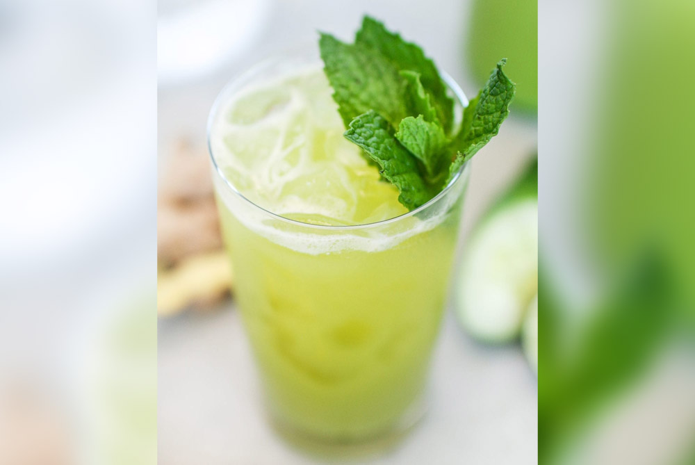 Pineapple, lemon, and cucumber agua fresca - Homemade Drinks
