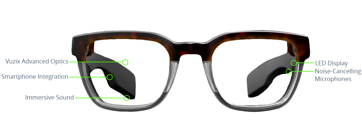 Vuzix MicroLED AR Smart Glasses