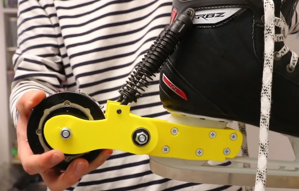 Battery-Powered Ice Skates