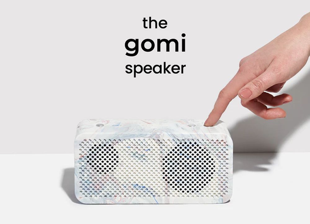 Gomi-Portable-Speakers-made-from-waste-plastic-bags