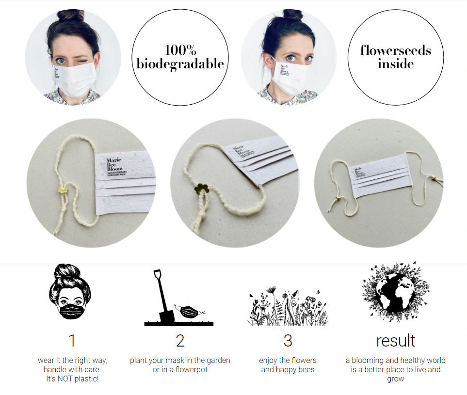 Marie_Bee_Bloom-biodegradable_mouth_masks_with_flower_seeds