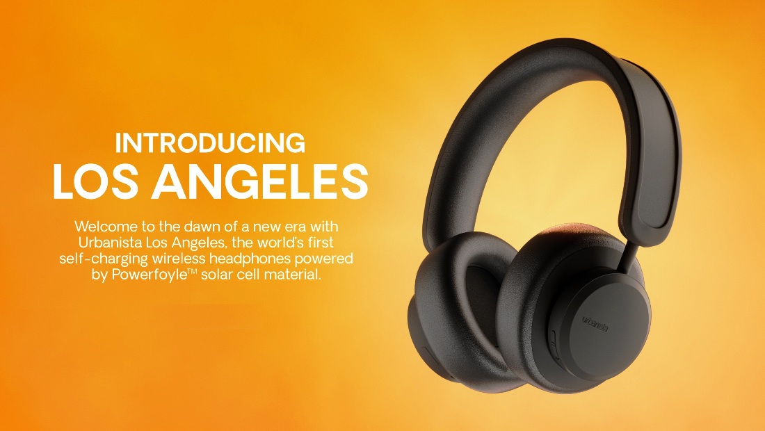 Urbanista Los Angeles solar-charged wireless headphones