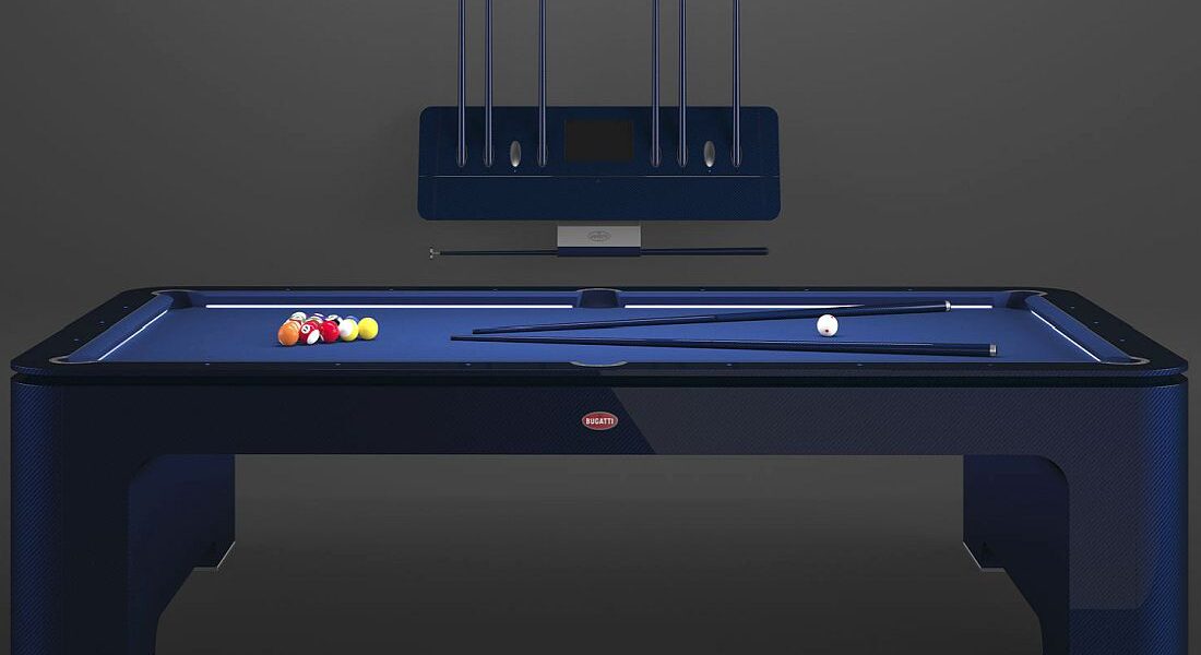 BUGATTI CARBON FIBER POOL TABLE