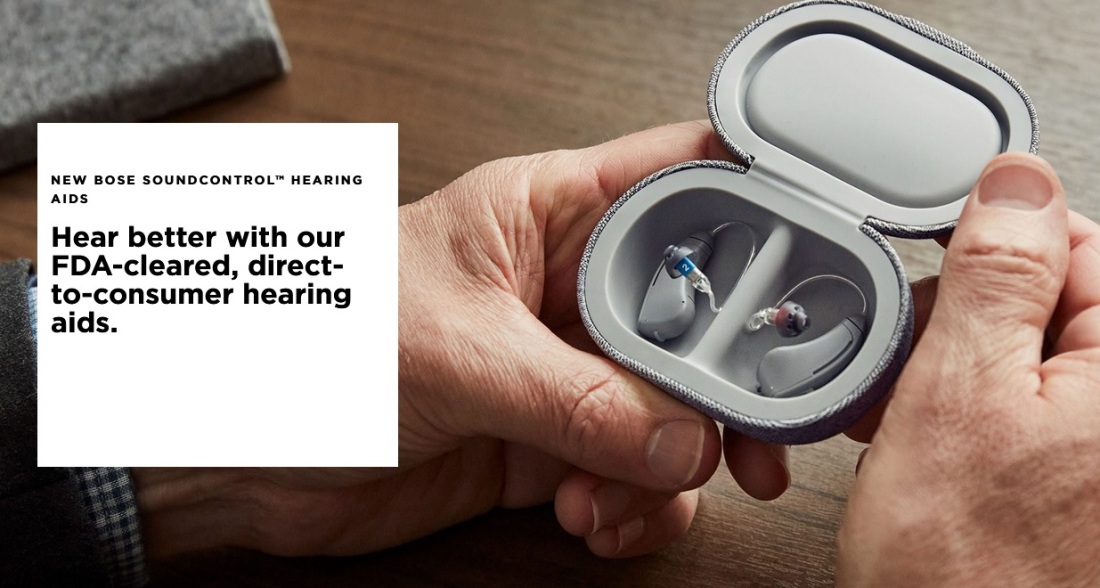 Bose FDA-Cleared SoundControl hearing aid