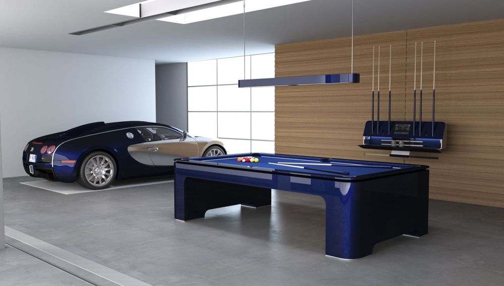 Bugatti Reveals Self-Leveling Pool Table