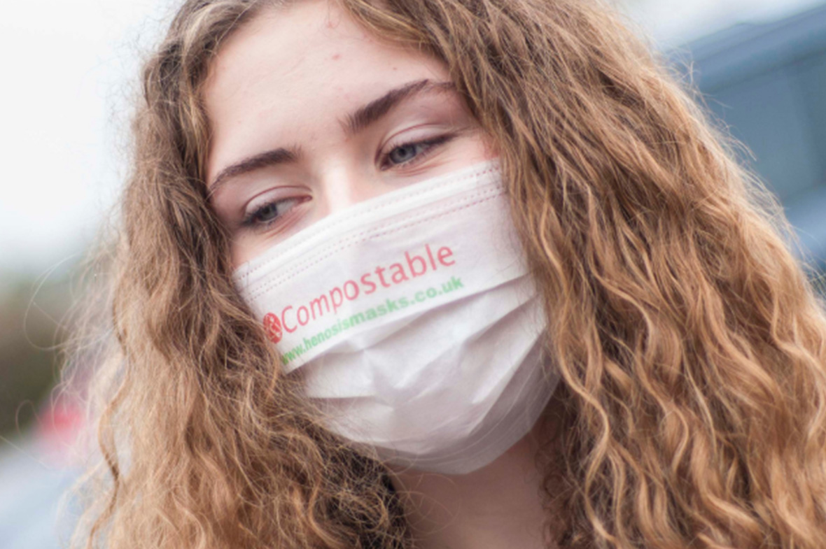 Henosis Fully Compostable face mask