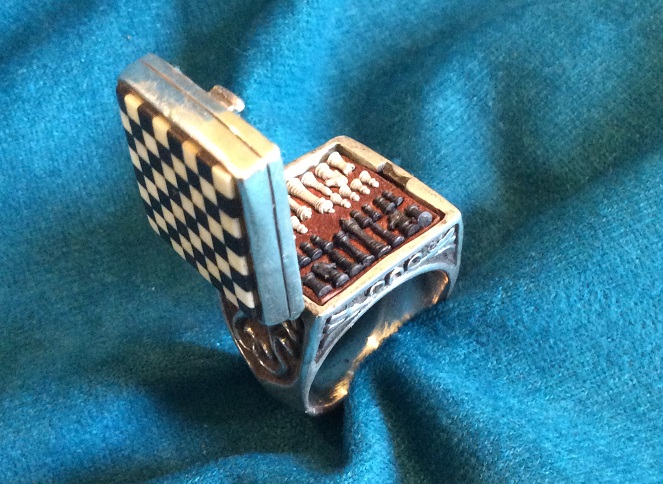 Miniature Chess Set ring