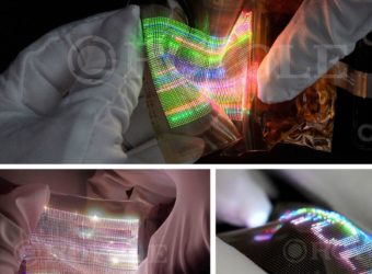 Royole world's first micro-LED stretchable display