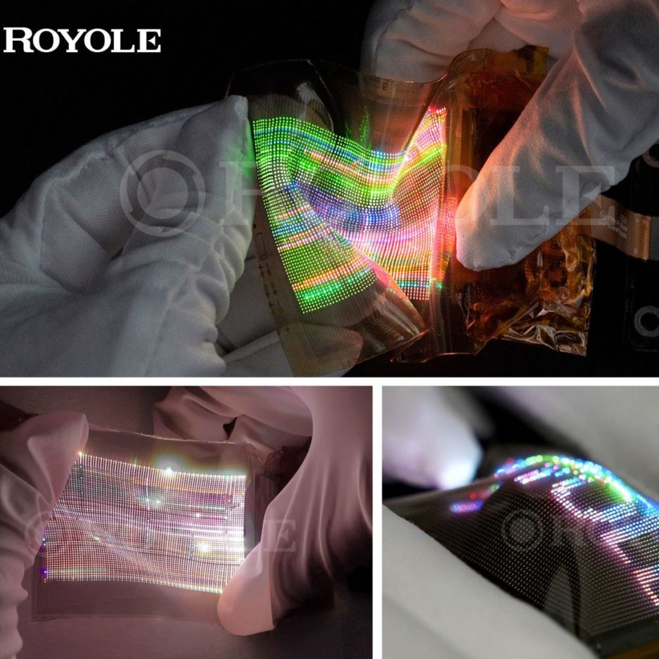 Royole world's first micro-LED stretchable display