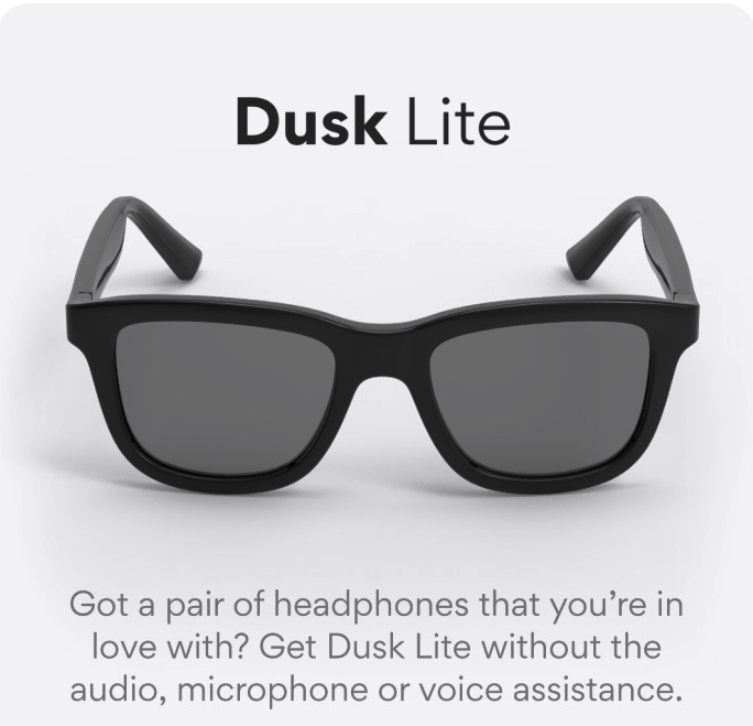 Dusk: Electrochromic Tint-Changing Sunglasses With Open Ear Audio