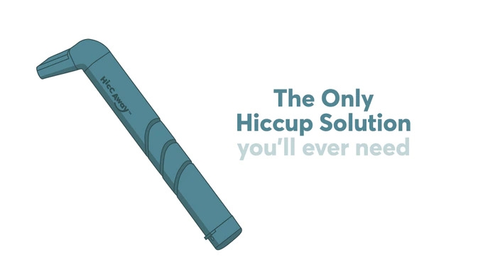 HiccAway straw for curing hiccups