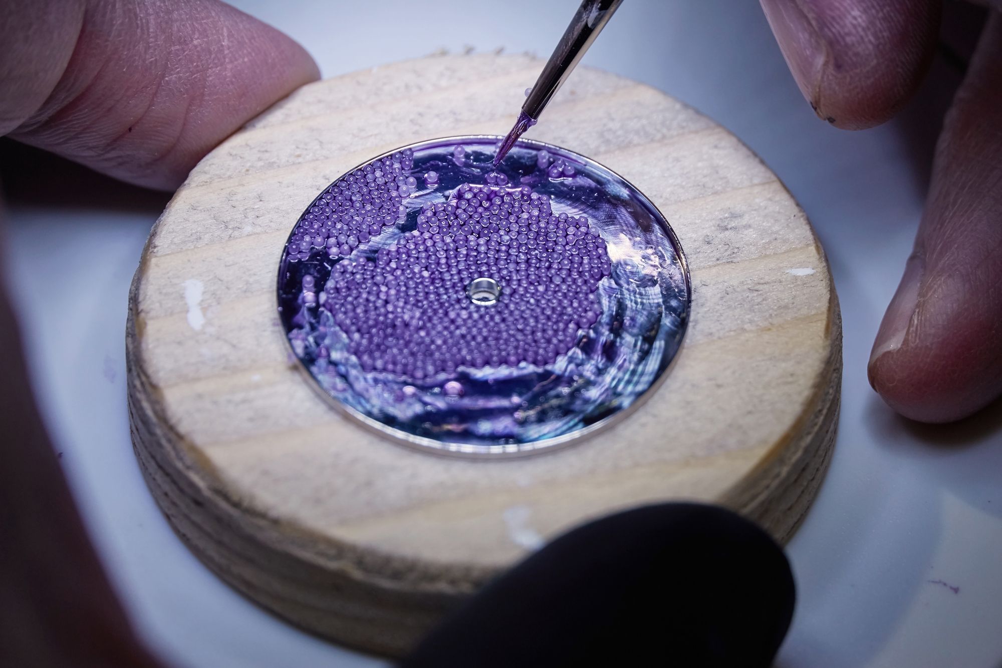 Making of Bovet sugar dial watch