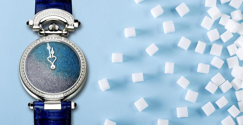 Sugar cubes and Bovet watch