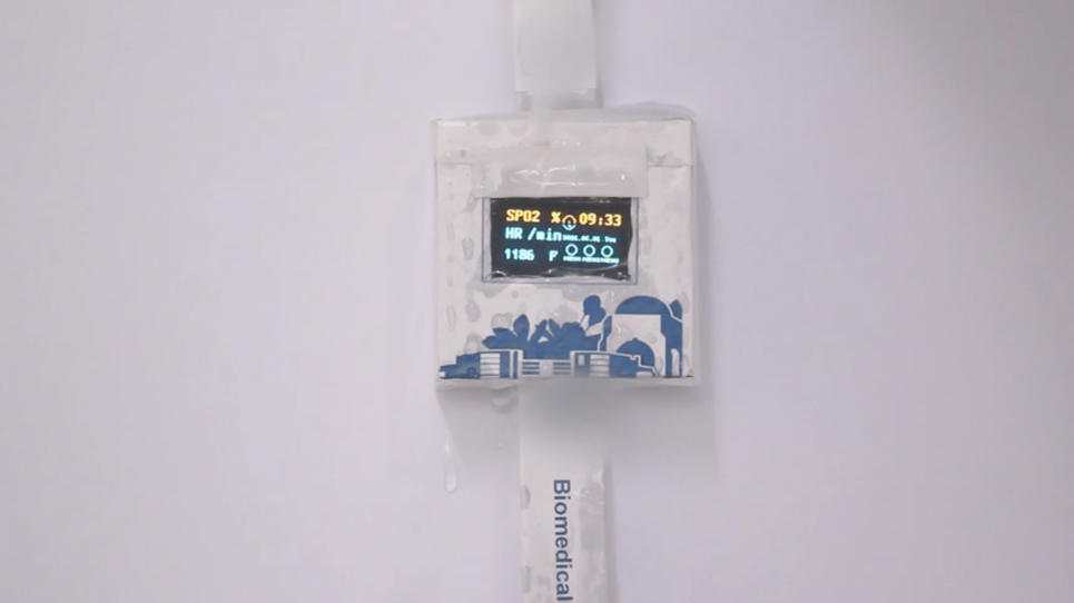 Dissolvable smartwatch prototype
