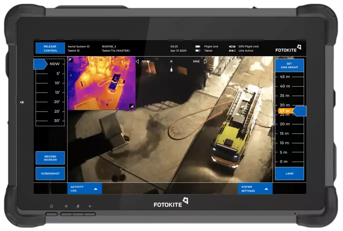 Flight control sytem of Fotokite Sigma drone