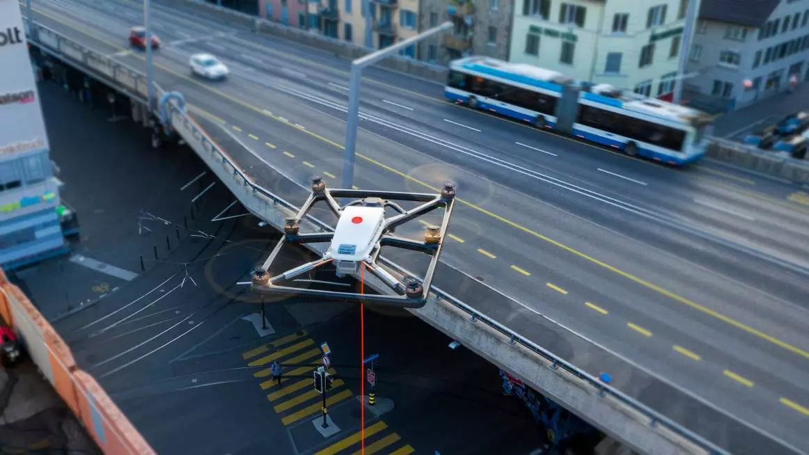 Fotokite Sigma drone in action