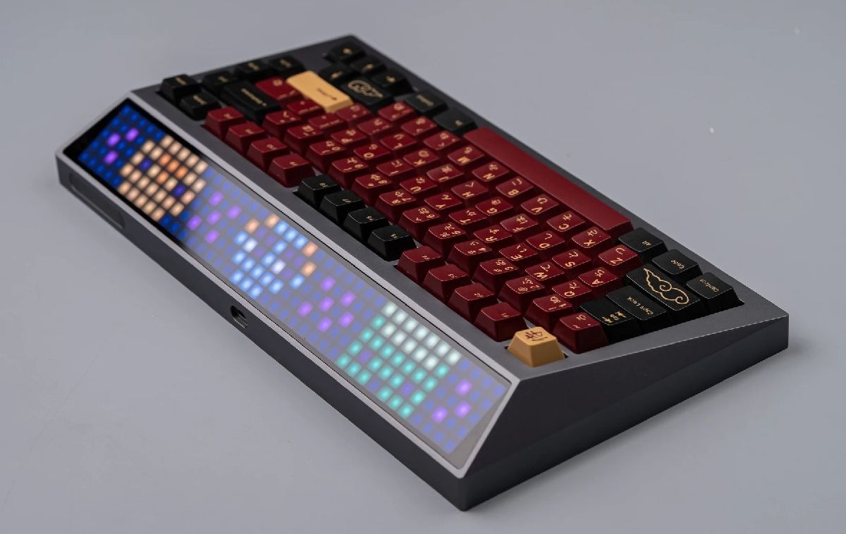Cybertruck inspired Cyberboard keyboard