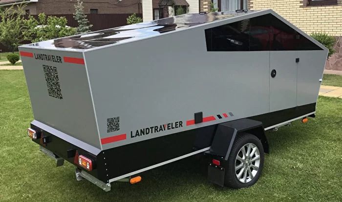 Cybertruck inspired LandTraveler Camper