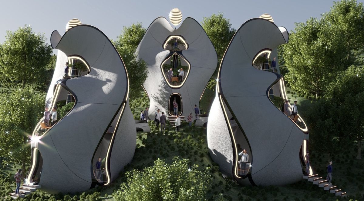 MASK Architects designed 3D-printed homes