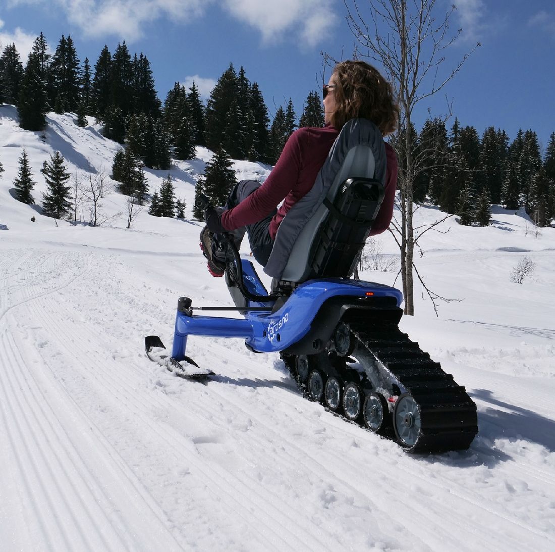 Riding Arosno E-trace Electric snow bike