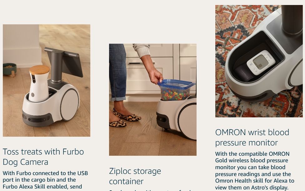 Amazon’s Home Astro Robots Features