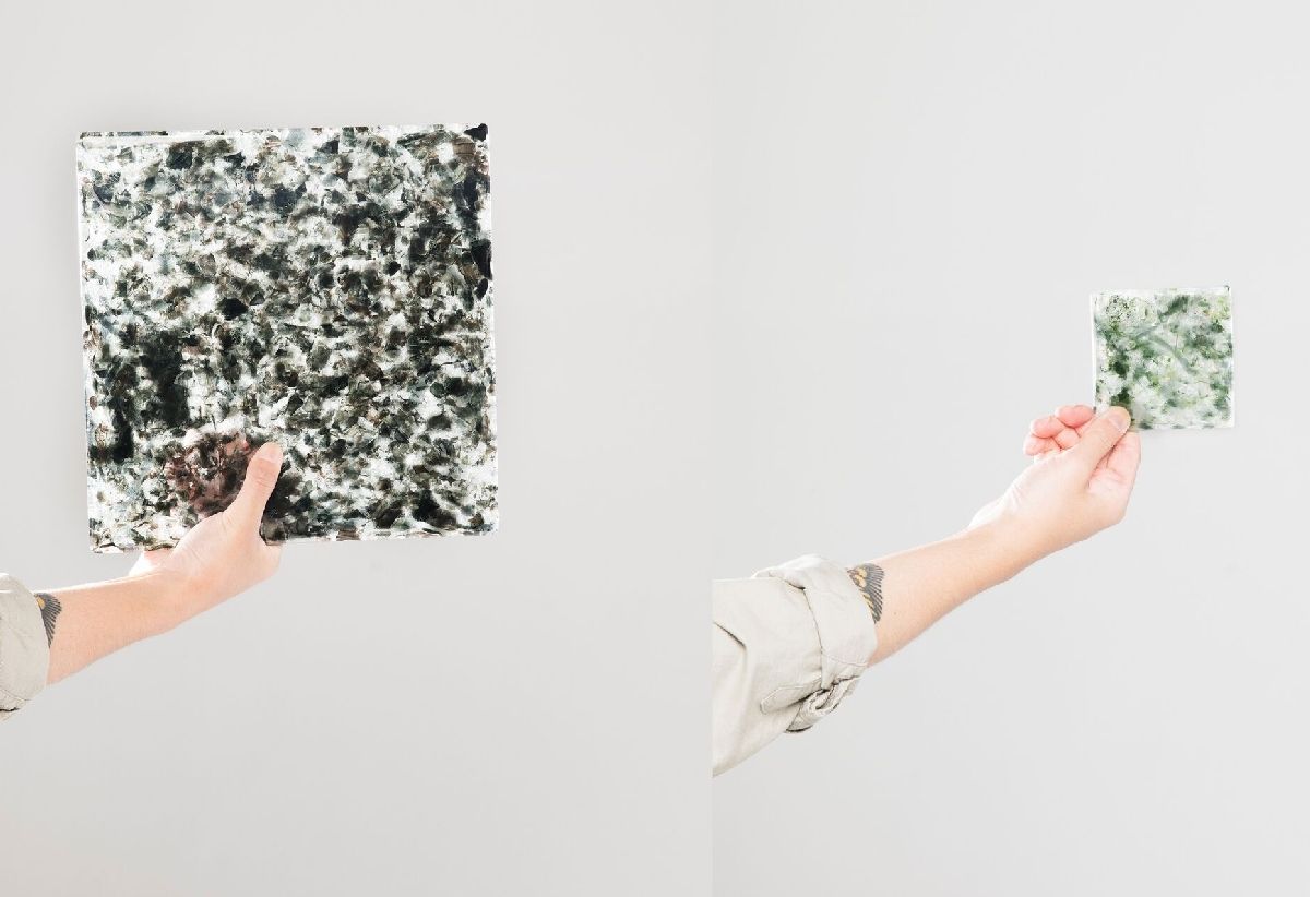 Recycled tiles made from electronic waste