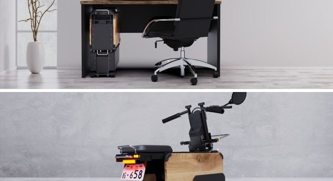 Tatamel E-bike By Japanese Maker Is Foldable Under Your Desk