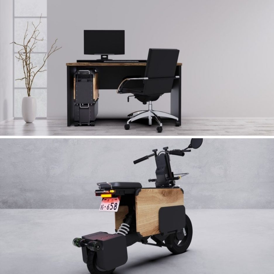 Tatamel E-bike By Japanese Maker Is Foldable Under Your Desk