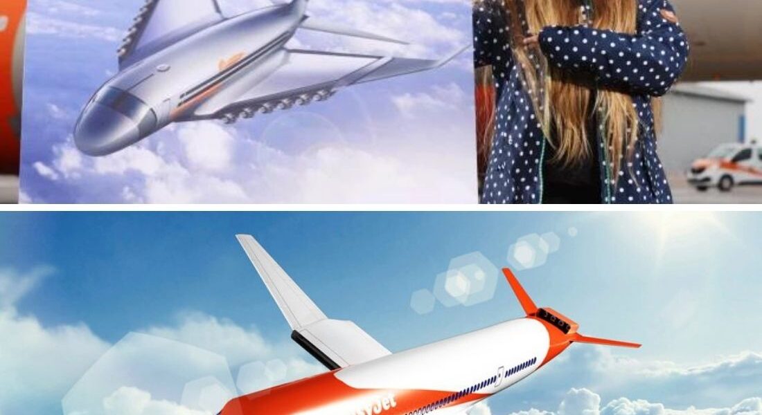 8 & 15 Years Old Girls Win easyJet Zero Emisson Plane Contest