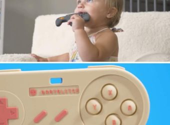 BabyGlitch BPA-free Silicone Gaming Remote Teethers For Babies