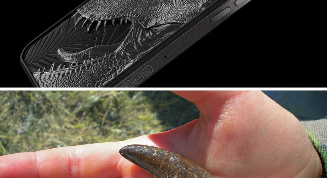 Caviar Embeds Real T.rex Tooth In Tyrannophone iPhone 13 Pro