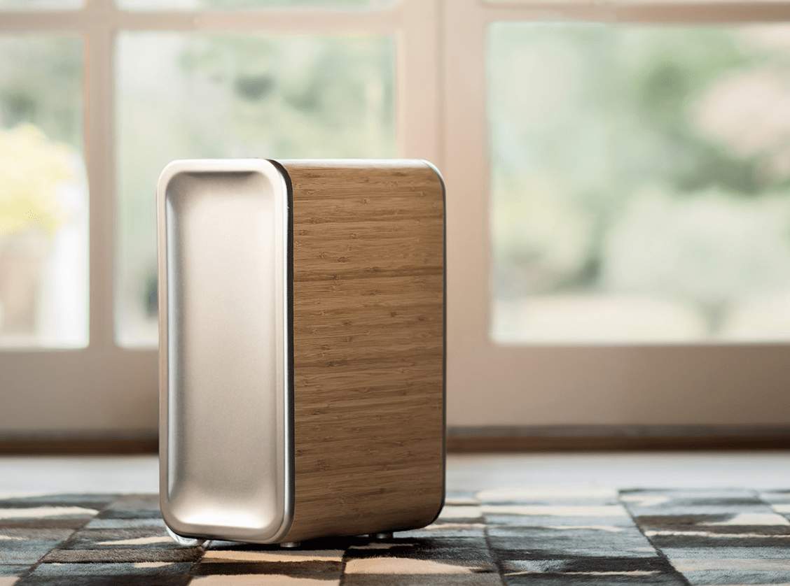 Corvin bamboo suitcase