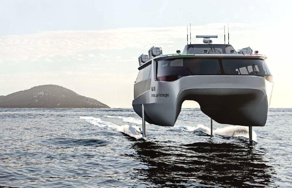 hydrofoil catamaran speed