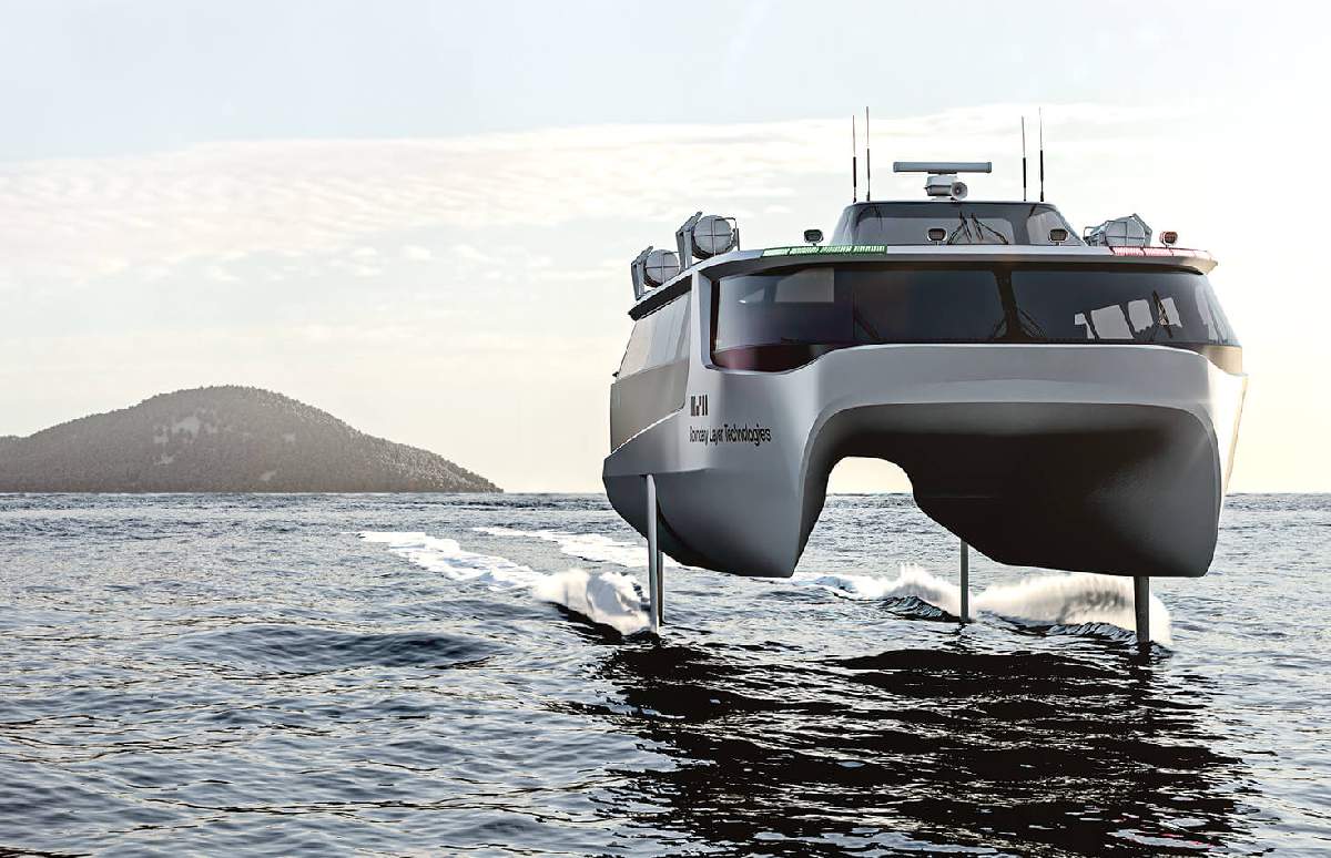 Electra hydrofoil world's fastest ferry