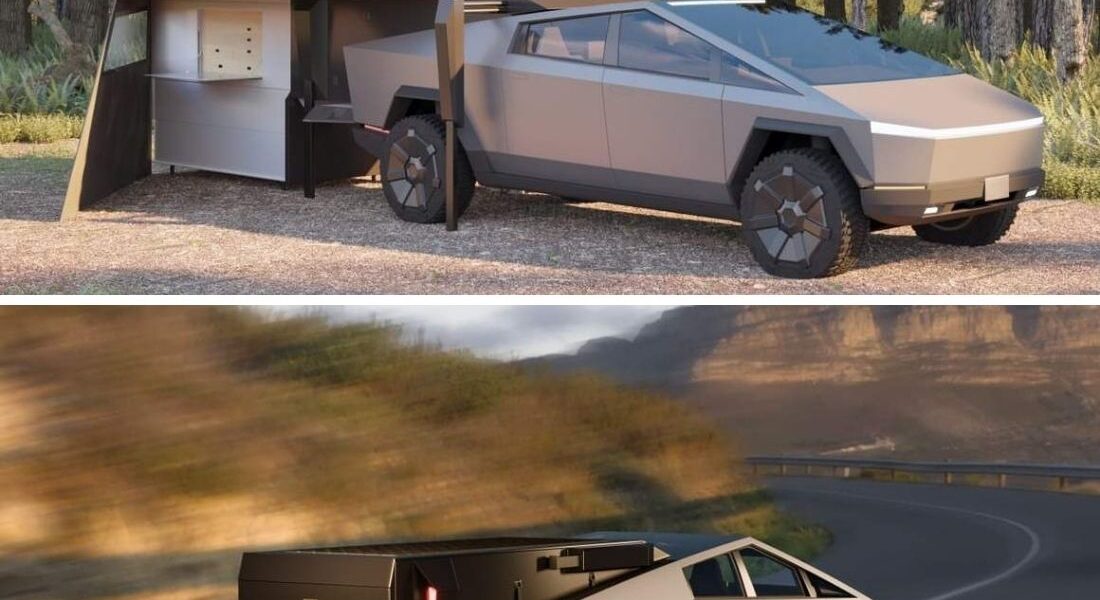 Form Camper An Expandable RV Attachable To Tesla's Cybertruck