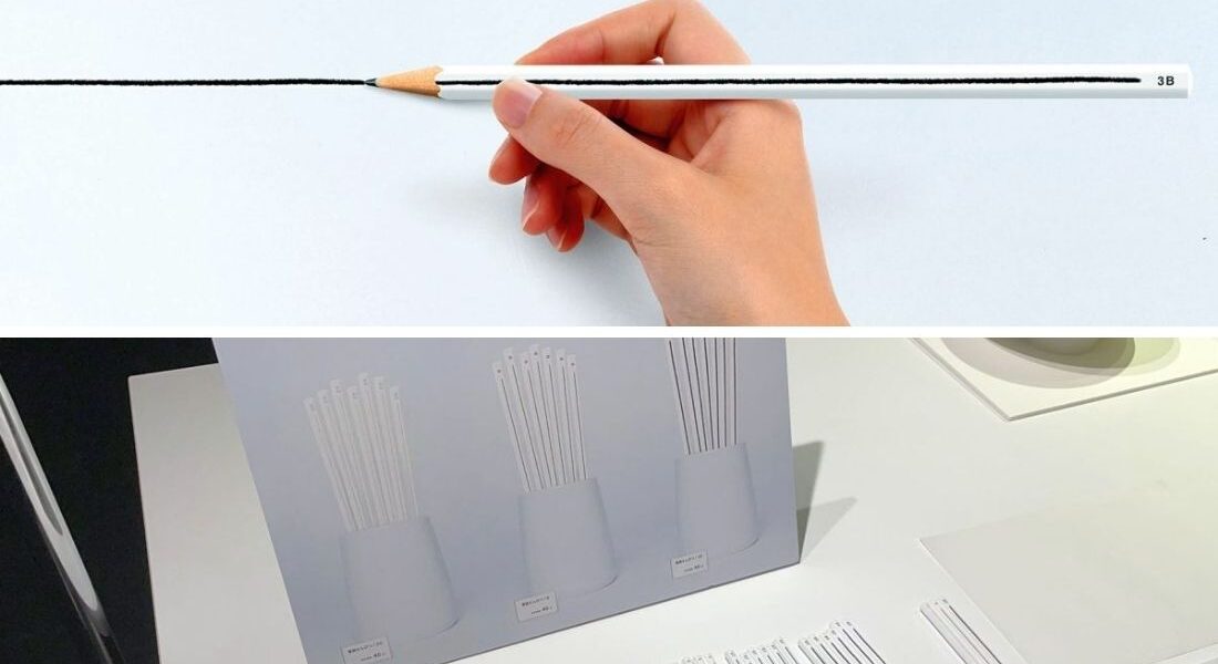 These Pencils Visually Indicate Line & Graphite Core Thickness