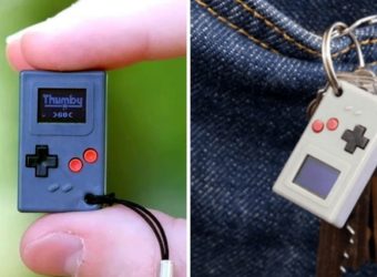 Thumby The Tiniest Thumb-Sized Game Console Keychain