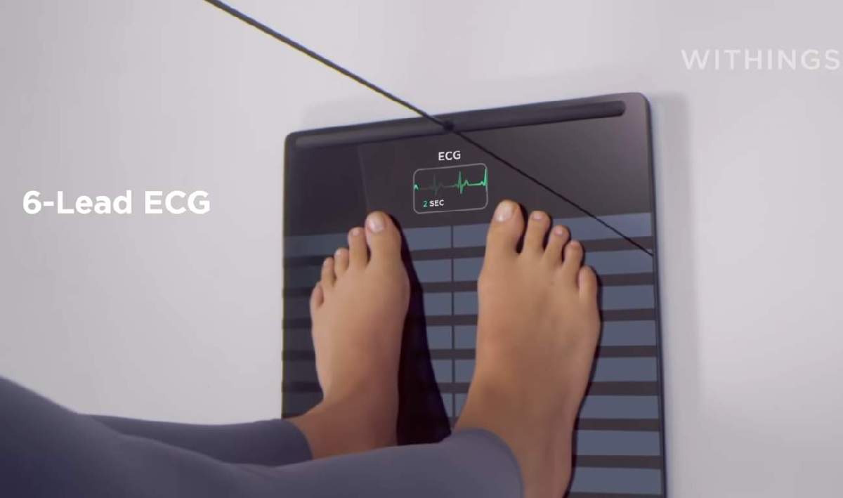 ECG scanning with Withings smart body scan