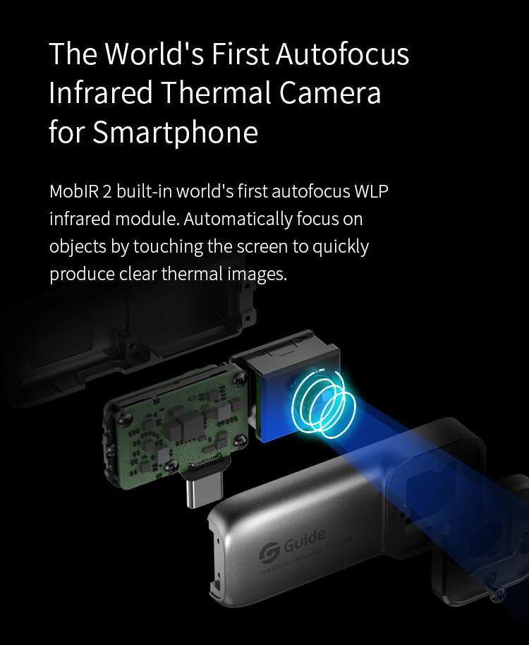 World's first autofocus IR thermal camera for smartphone