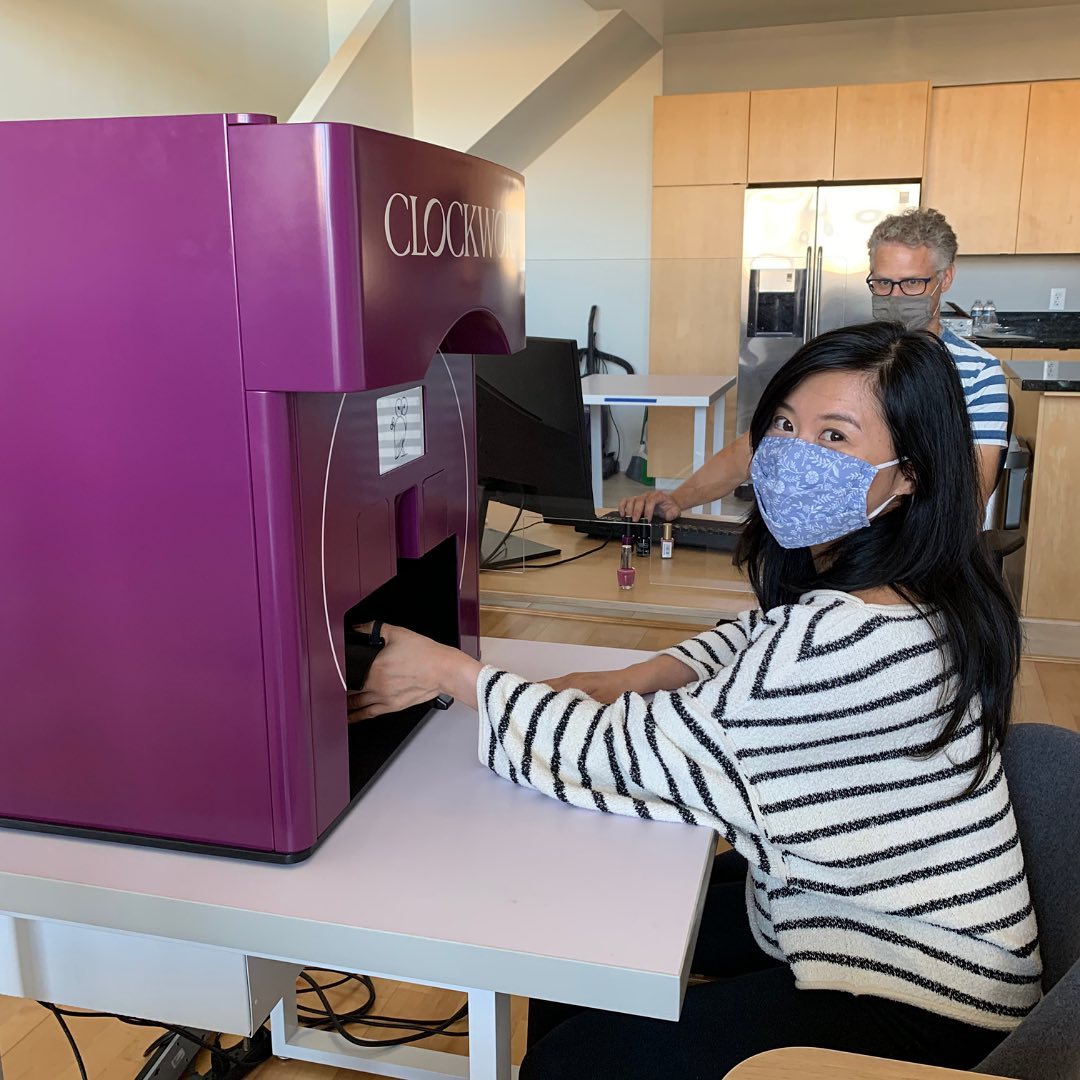 At Target, there's a robot that paints your nails for $10 in under 10  minutes