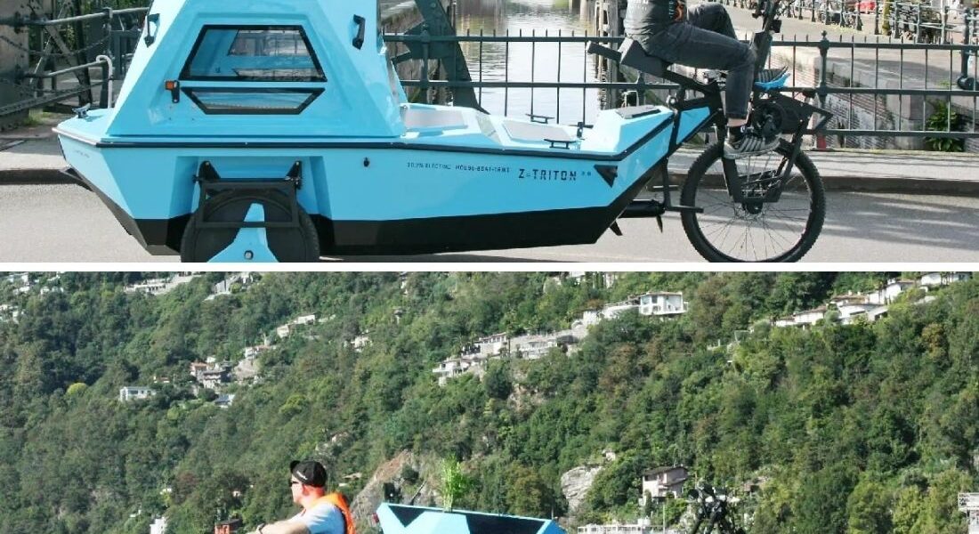 BeTRITON's Z-Triton 2.0 Camper + Trike + Houseboat