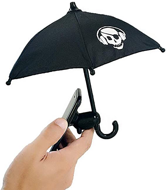 Phone Umbrella mounted to a phone